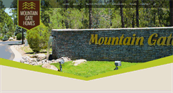 Desktop Screenshot of mountaingatehomes.com