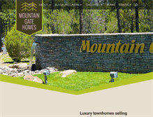 Tablet Screenshot of mountaingatehomes.com